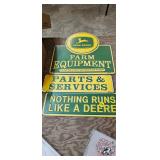 JOHN DEERE METAL SIGN