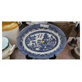 BLUE AND WHITE PLATTER