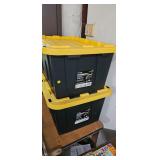 PLASTIC STORAGE TOTE