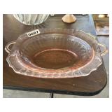 PINK DEPRESSION GLASS DISH