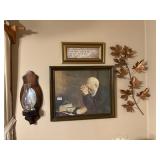 WALL DECOR / PRAYING MAN PICTURE