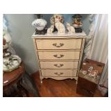 FRENCH PROVINCIAL CHEST OF DRAWERS