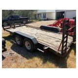 7 X 16 equipment trailer