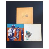 Three Joni Mitchell 1970s Vinyl Album Covers