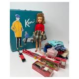 Mattel Ken Doll Case with Ideal Tammy Doll Set