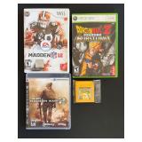 4-Game Bundle: MW2, Dragon Ball Z, Pokémon Yellow & Madden NFL 12
