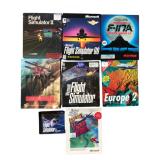 Lot of 8 Vintage Flight Simulator PC Game Boxes - Unused