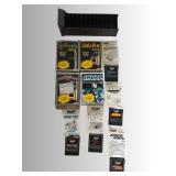ColecoVision 9-Game Video Game Cartridge Set & Rack