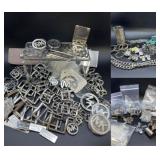 Michael Kors Silver‑Tone Components – Buckles, Medallions & Parts
