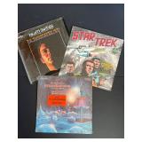Vintage William Shatner Star Trek Vinyl LP Trio