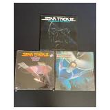 Three 1980s Star Trek Casablanca Soundtrack Vinyl LPs