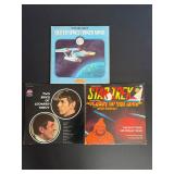 Leonard Nimoy Star Trek Vinyl LP Trio