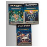 Commodore 64 Kickman, Blueprint & Star Post Boxed Set