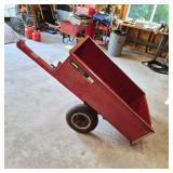 Ohio Steel 10 Cu. Ft. Tow-Behind Dump Cart Lawn Utility Trailer