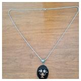 Grand Tour Doves of Pliny Italy Micro-Mosaic Pendant Necklace ($400+)
