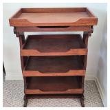 Indonesian Four-Tier Wooden Tray Rack