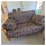 Futon Sofa with Southwestern Tapestry