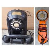 Automatic Electric Monophone & Orange Lineman's Test Phone