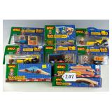 #207 Brio Bob the Builder NIP/NIB Figures & Accessories Lot of 9 incl. Snow Scoop, Broken Bridge, et