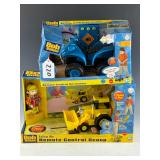 #220 Lot of 2 Bob the Builder NIB Remote Control Vehicles incl. Scrambler & Scoop