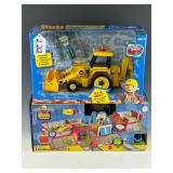 #222 Lot of 2 Bob the Builder Toys incl. Toolbox Playset & Playskool Fix & Fun Scoop