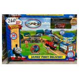 #260 Thomas & Friends Wooden Railway James Fishy Delivery Set NIB