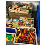 #276 Brio Wooden Train Set with Track, Cars, etc.