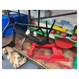 #280 Wooden Ride-on Sand Pit Crane
