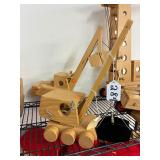 #284 Fagus German Wooden Toys Group incl. (2) Excavator toys