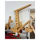 #285 Fagus German Wooden Toys Group incl. Crane, & Excavator,