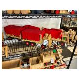 #287 Fagus German Wooden Toys Group incl. (3) Semi Trailers