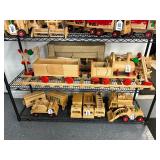 #288 Pluschmobile German Wooden Toy Train Set with Accessories