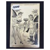 #1000 Original Pen & Pencil Ink Wash Gag Cartoon by Dan De Carlo
