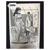 #1006 Original Pen & Pencil Ink Wash Gag Cartoon by Bill Wenzel 