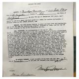 #1022 Print of Marilyn: Lady in the Light , Photo Copy of her Release Form, 