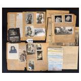 #1030 Zoe Mozerts personal Photo Album , Her Hair, Cashed Checks signed by Zoe