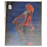 #1047Tranquility -Poster Signed by Zoe Mozet (22x28)