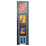 #1051 Lot of 4 Pin-Up Girl Calendars Inc. 1941 Maganese Steel Castings, 1939