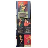 #1055 Lot of 5 Pin-Up Girl Calendars Inc. 1945 William S. Hosford Insurance and Bonds