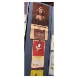 #1060 Lot of 3 Pin-Up Girl Calendars Inc. 1955, 1950 