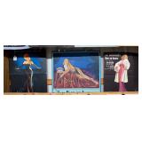#1071 Lot of 3 Pin-"Up Girl Calendars Inc. "Here