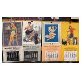 #1073 Lot of 4 Inc. 1954 Warneke