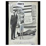 #1003 Original Pen & Pencil Ink Wash Gag Cartoon by Bill Wenzel 