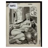 #1012  Original Pen & Pencil Ink Wah Gag Cartoon by Jack Cole