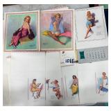 #1088 Lot of Calendars & tears Signed by Earl Moran