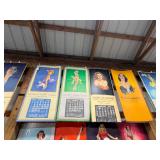 #1089 Lot of 4 Large Pin-Up Girl Calendars Inc. 1940 The Thos. D. Murphy Co.