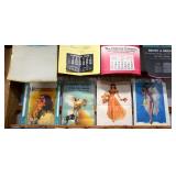 #1096 Lot of 4 Pin-Up Girl Calendars Inc. "Woman in Orange Dress"