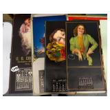 #1098 Lot of 4 Pin-Up Girl Calendars Inc. 1940 "A Smile Worth While"