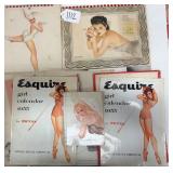#1112 Petty & Varga  Calendar Lot
