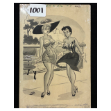#1001 Original Pen & Pencil Ink Wash Gag Cartoon by Dan De Carlo